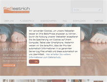 Tablet Screenshot of pro-fliessestrich.de